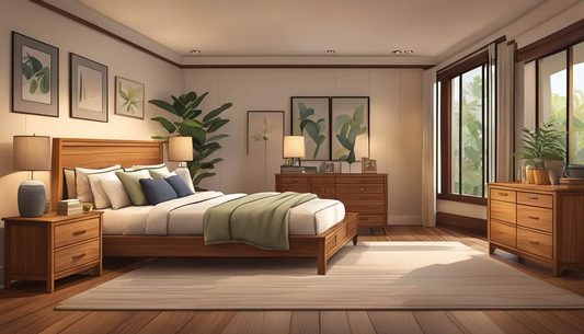 Bedroom Tenon Wood Furniture with furn-store