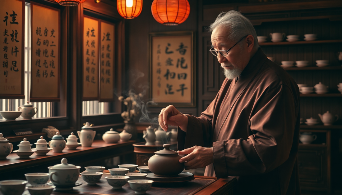 The Chinese Tea Shop: A Humorous Journey through Furn-store's Tea Art Collection