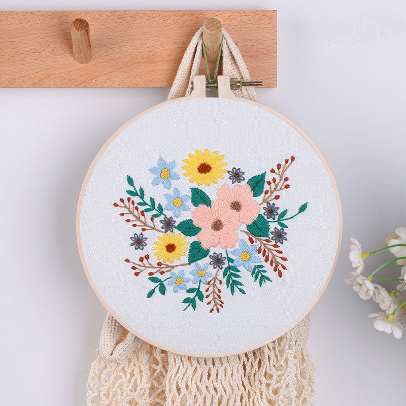 Embroidery Diy Fabric Embroidery Material Package Thread Embroidery